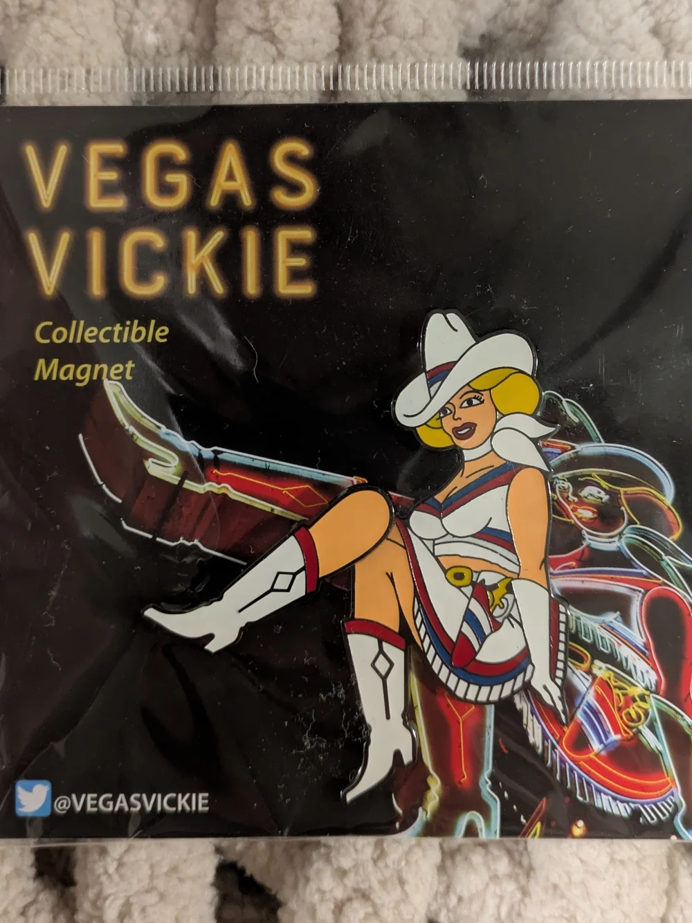 Vegas Vickie Collectible Magnet